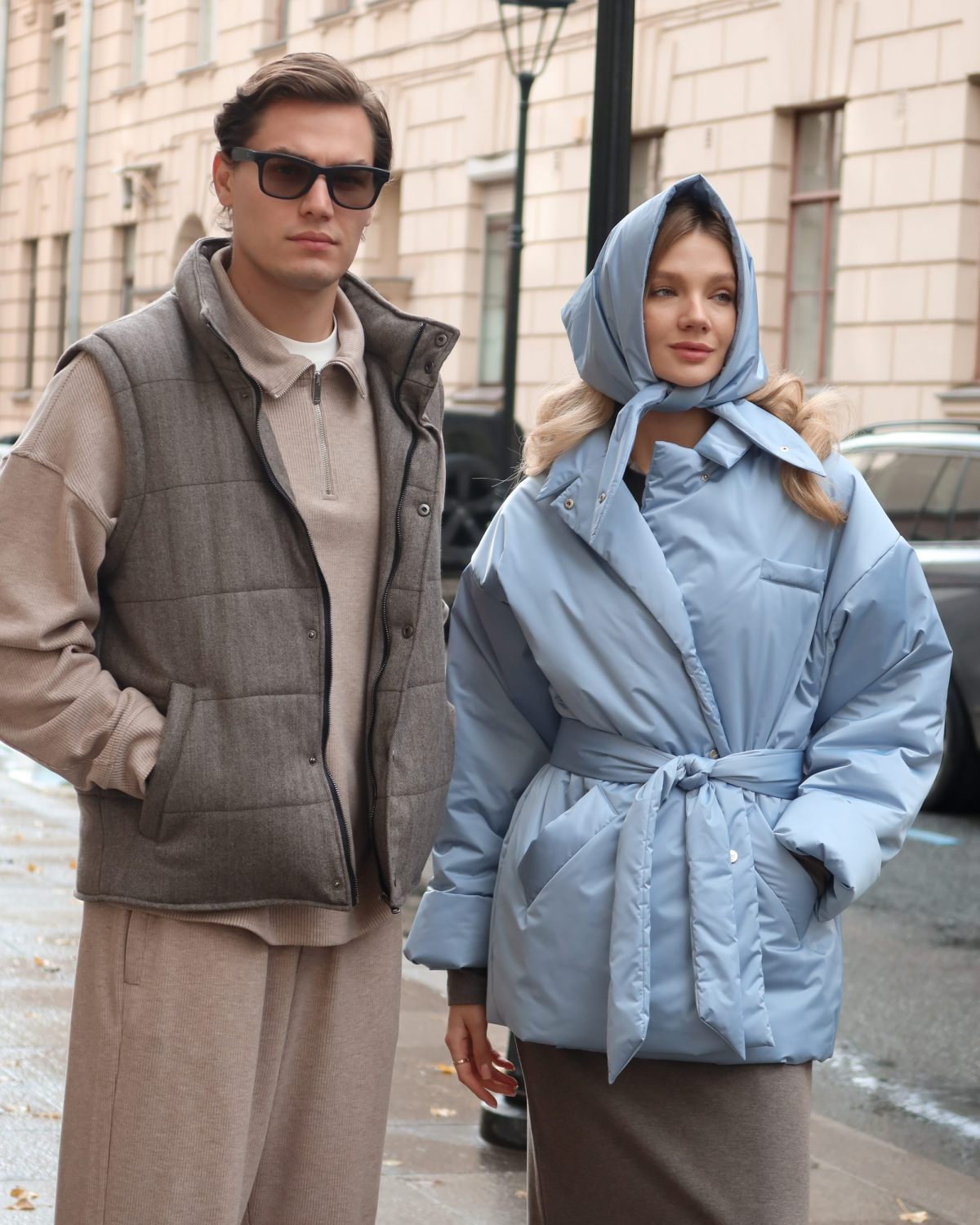 Утепленное пальто Pure SOBOI, 1W8PR110W-47LGT/BLU40, цвет голубой