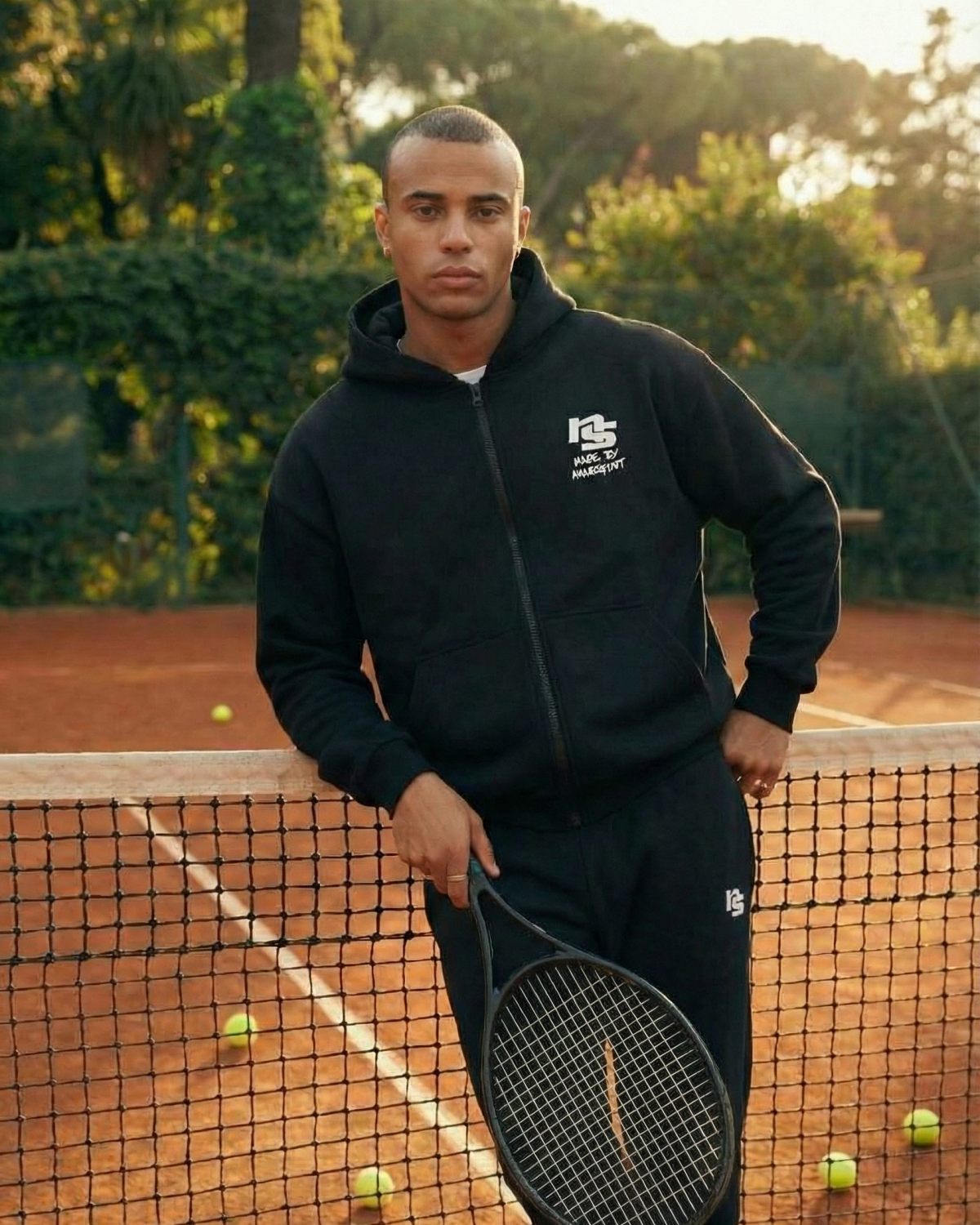 Худи на молнии I'm the Art SOBOI, M4ITA34-BLK, цвет черный