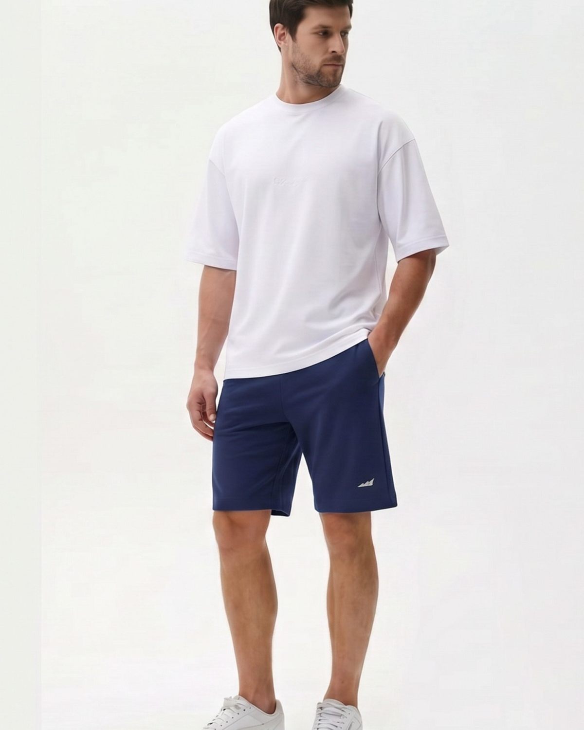 Шорты Regular Classic SOBOI, M5CL91-BLU, цвет синий