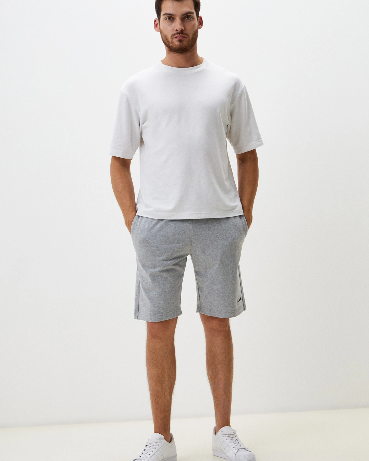 Шорты Regular Classic Nikasport, M5CL91-GRY/MLG, цвет серый меланж