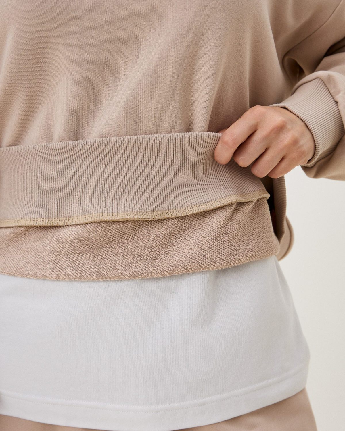 Свитшот Classic Nikasport, CL24-W12-BGE, цвет бежевый