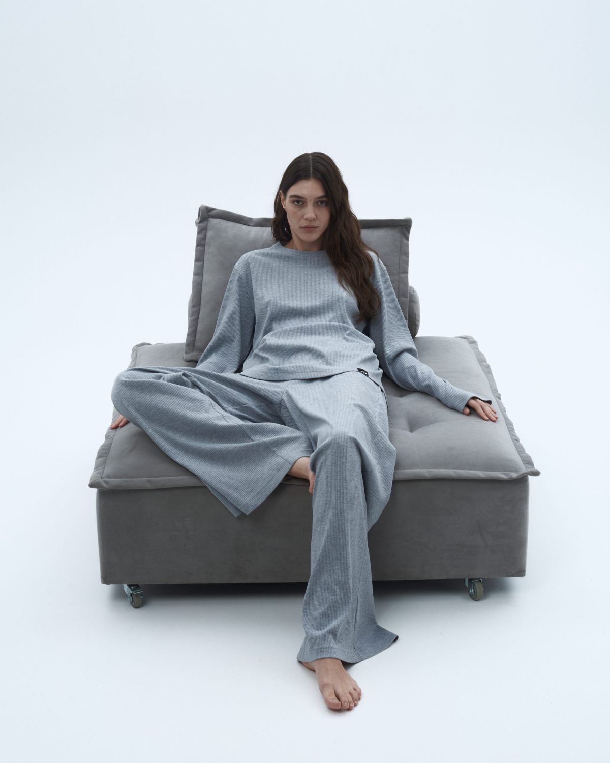 Лонгслив Classic Nikasport, W5CL41-GRY, цвет серый