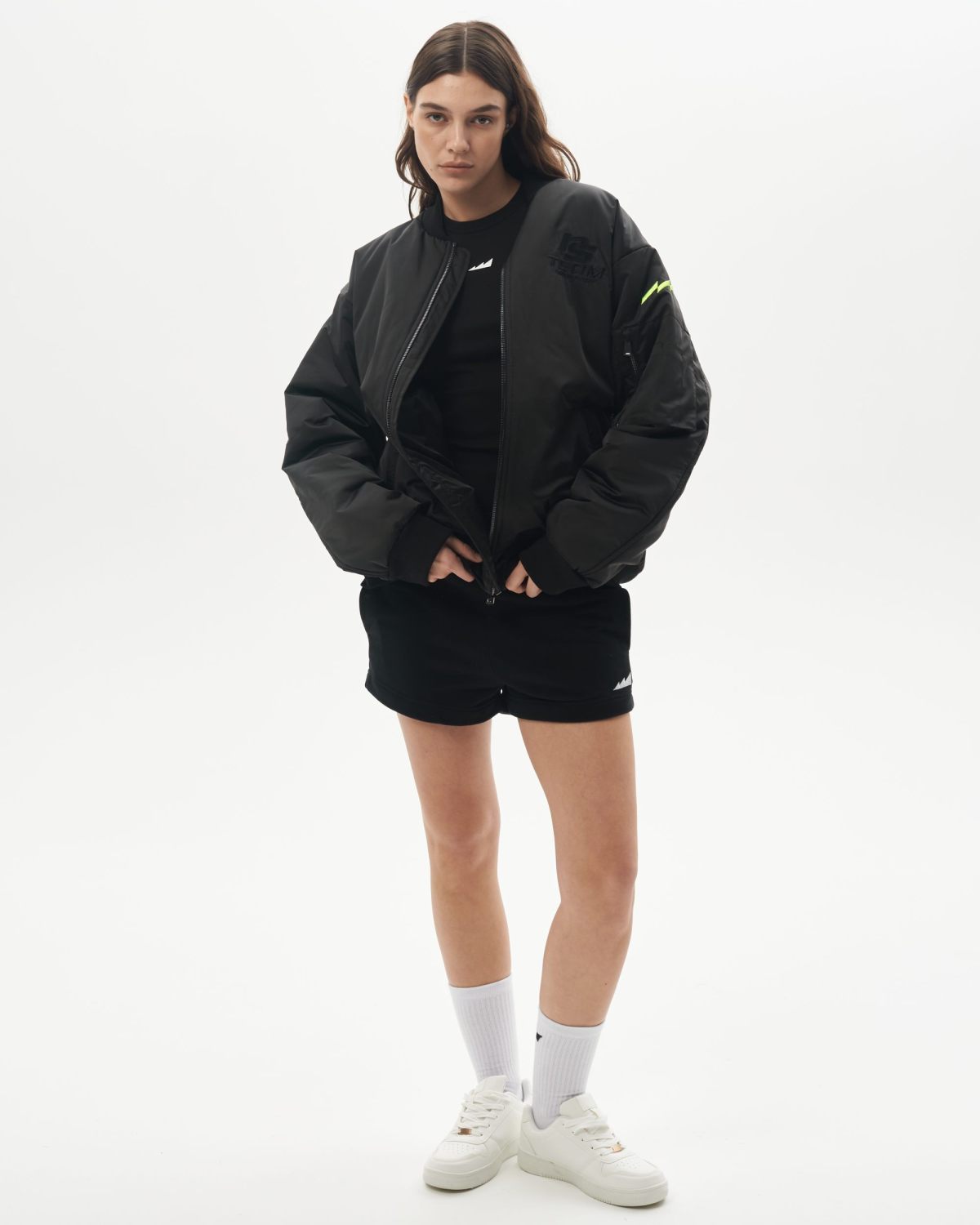 Бомбер SOBOI, INF28-U99-BLK, цвет черный