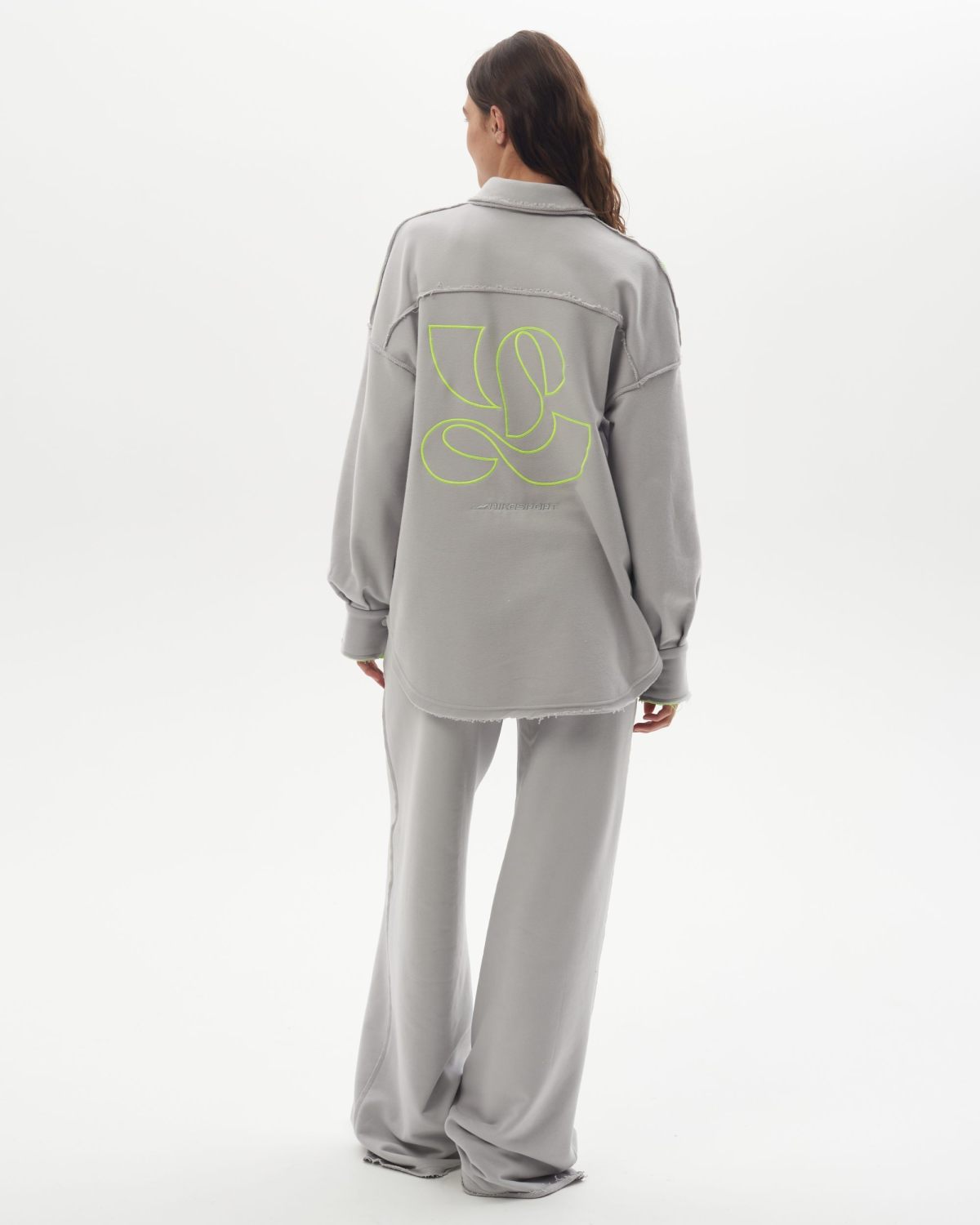 Рубашка с длинным рукавом Infinity Nikasport, W2INF51-GRY, цвет серый