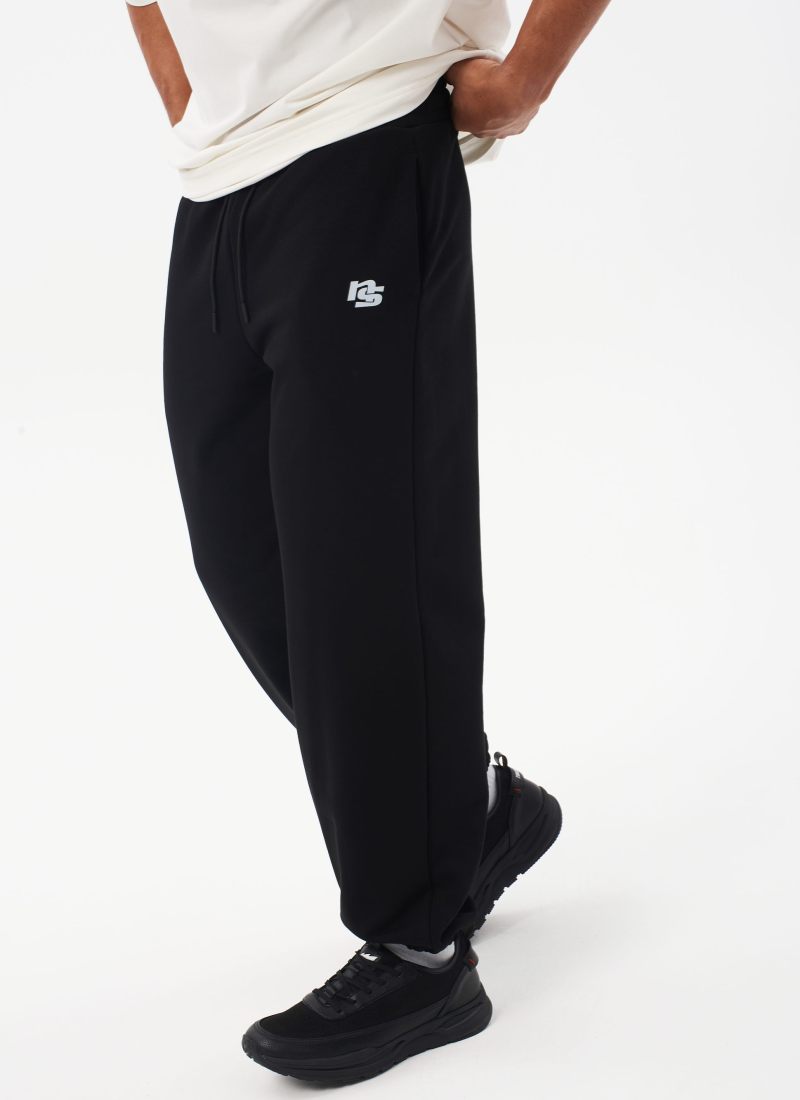 Брюки джоггеры широкие I’m the art Nikasport, M4ITA83-BLK, цвет черный