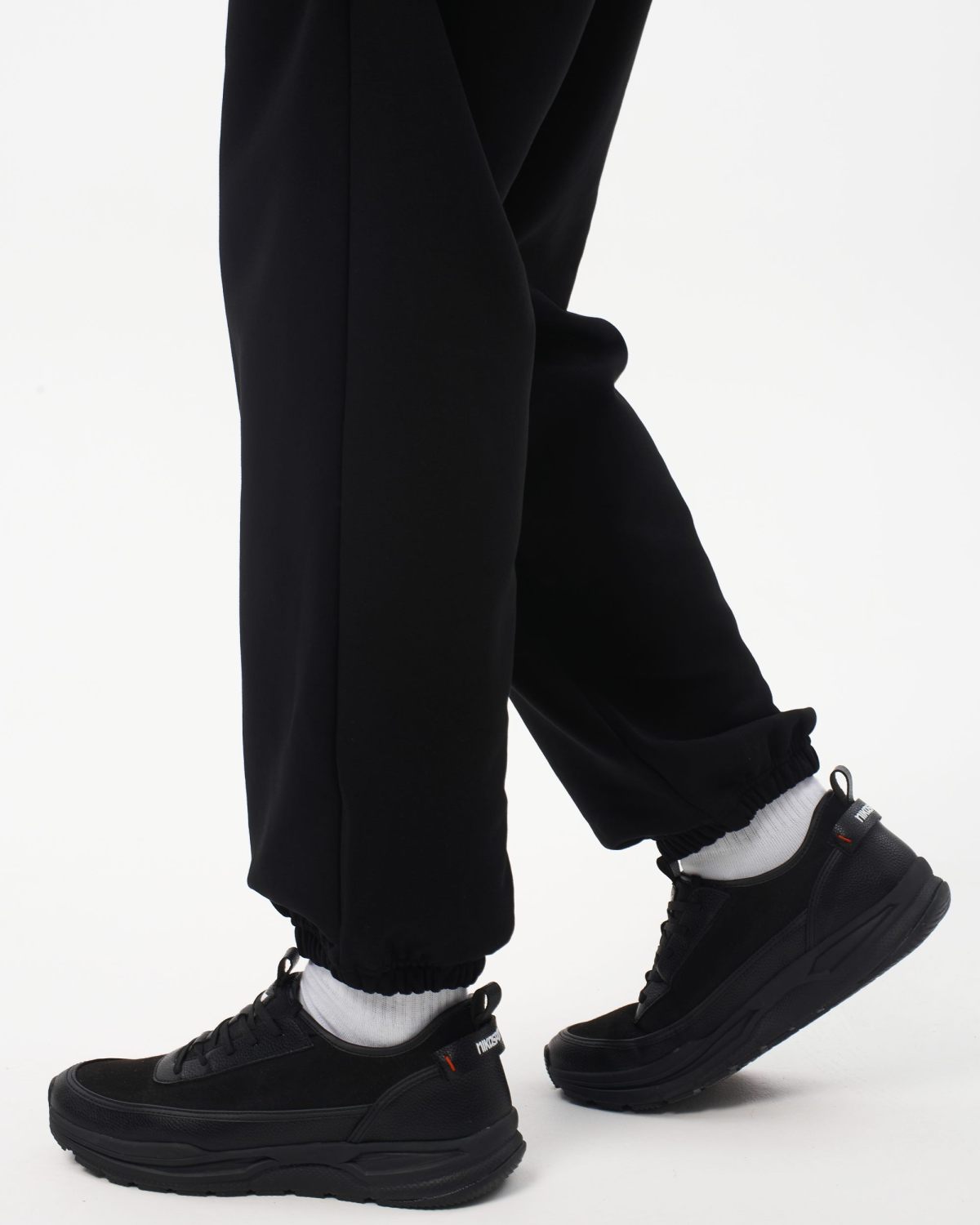 Брюки джоггеры широкие SOBOI, M4ITA83-BLK, цвет черный