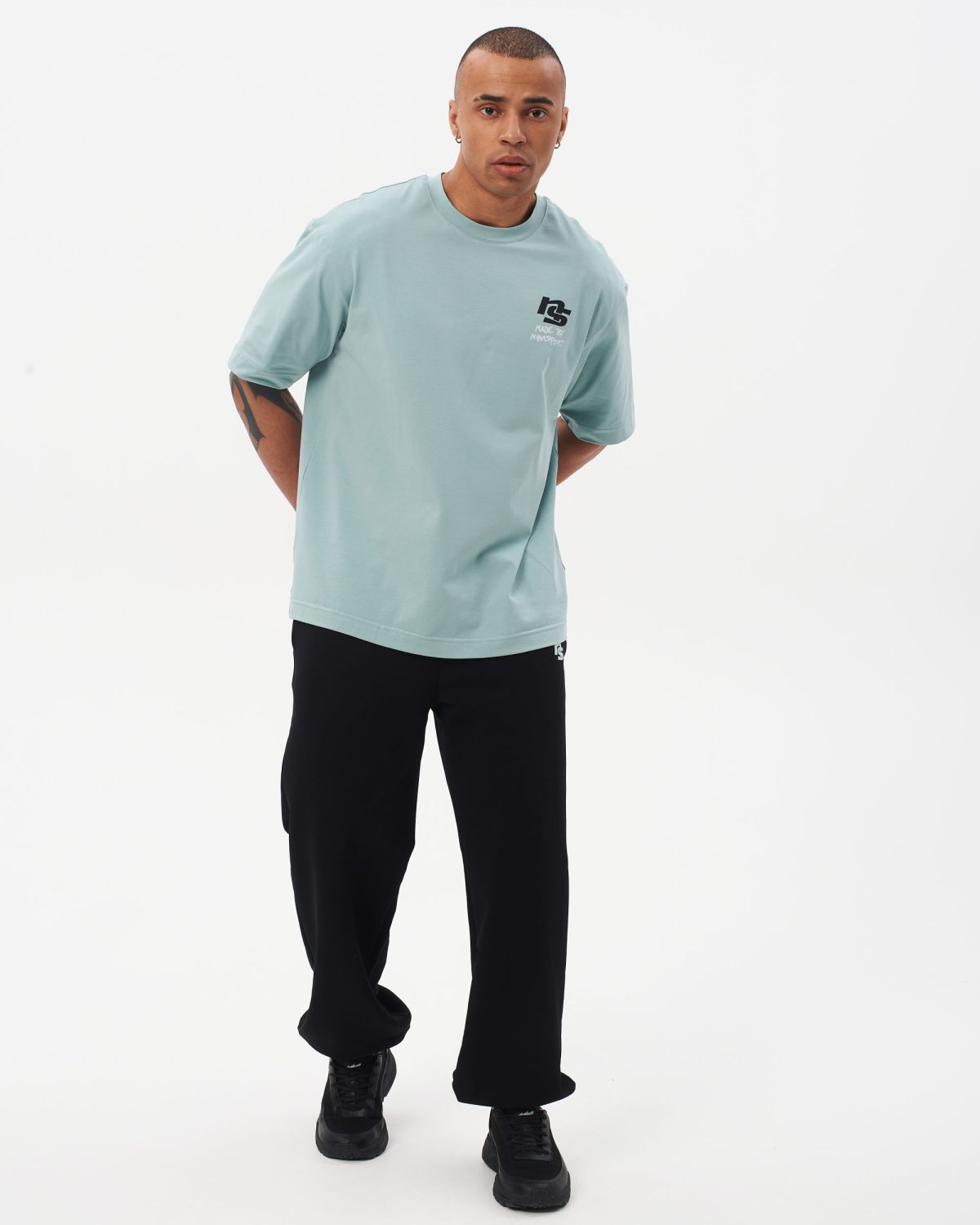 Футболка Oversize I’m the art Nikasport, M4ITA43-MNT, цвет мятный