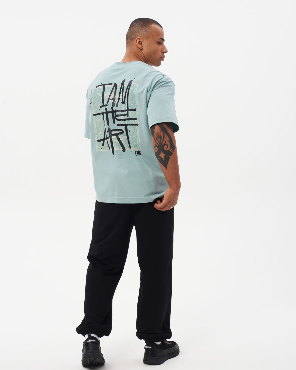 Футболка Oversize I’m the art Nikasport, M4ITA43-MNT, цвет мятный