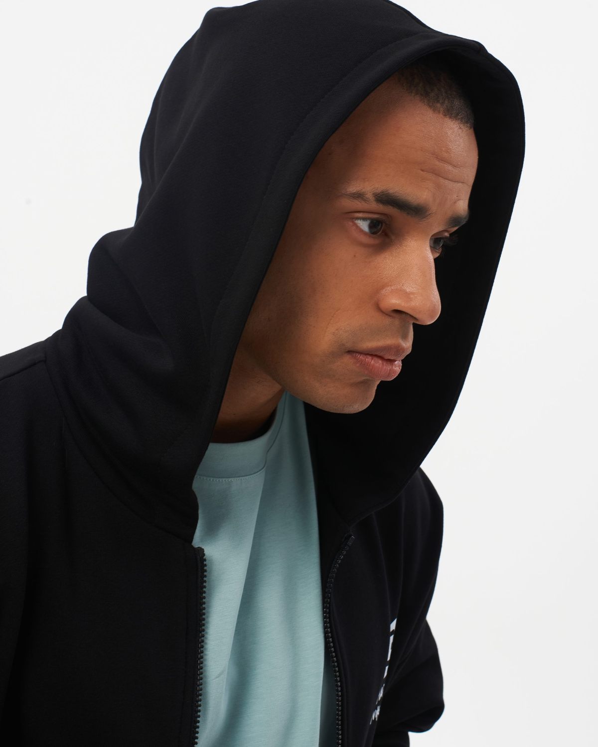 Худи на молнии I'm the Art Nikasport, M4ITA34-BLK, цвет черный