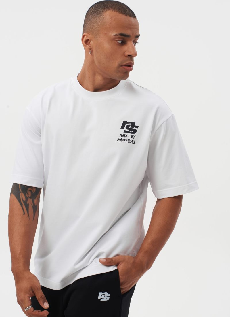 Футболка Oversize I’m the art SOBOI, M4ITA43-WHT, цвет белый