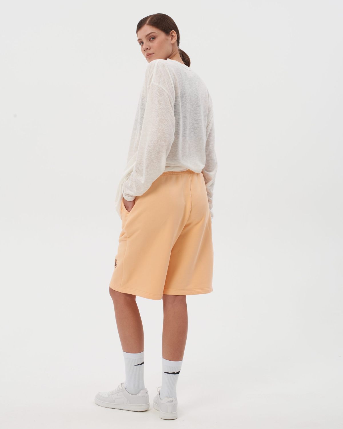 Шорты Oversize Sweet nature Nikasport, W4SN92-PEA, цвет персик