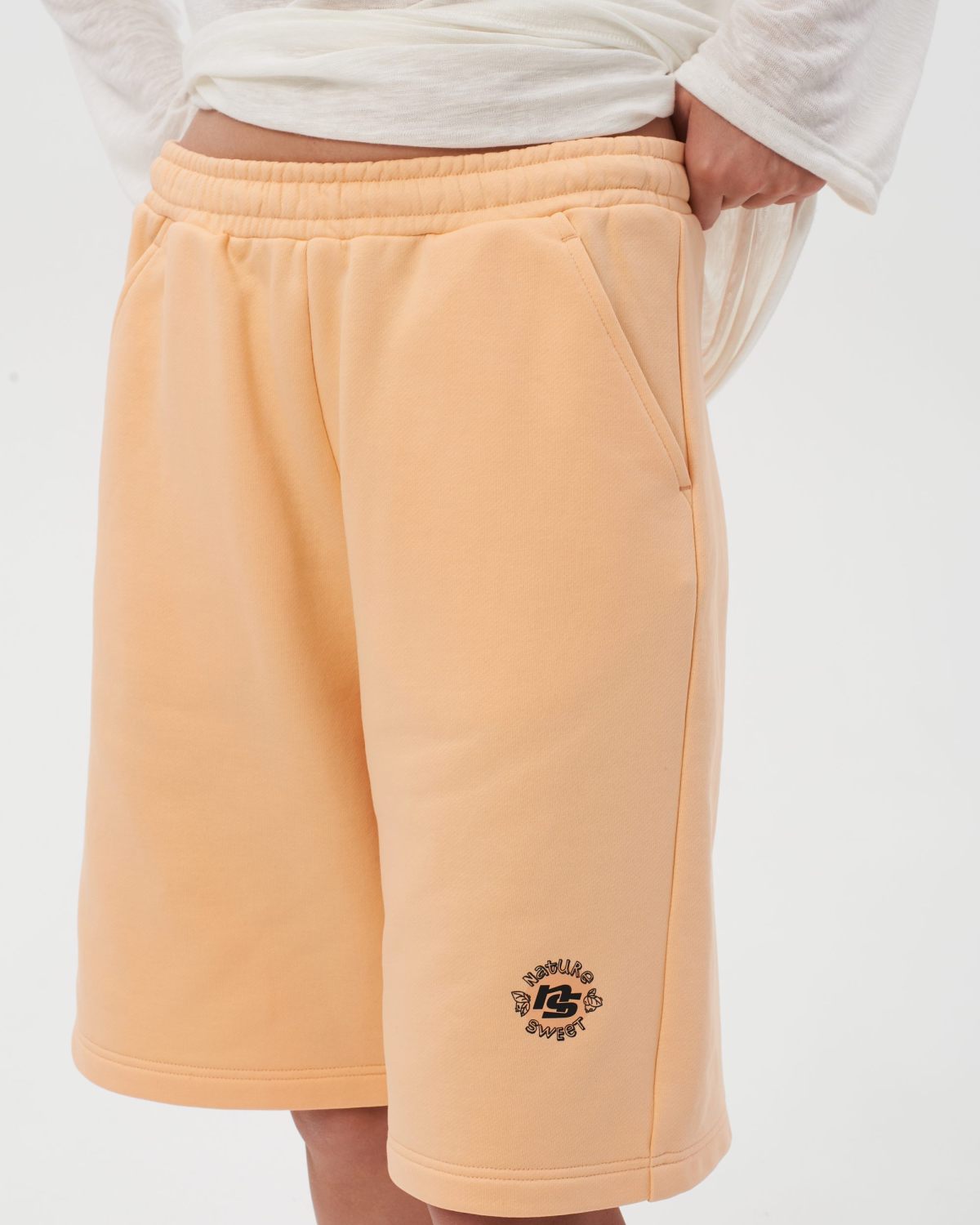 Шорты Oversize Sweet nature Nikasport, W4SN92-PEA, цвет персик