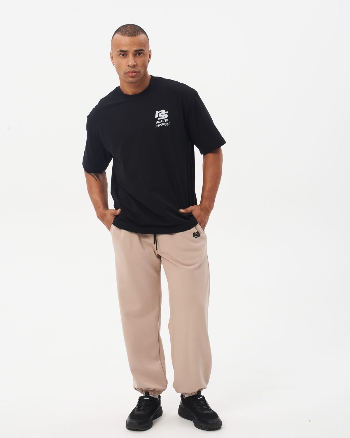 Футболка Oversize I’m the art Nikasport, M4ITA43-BLK, цвет черный