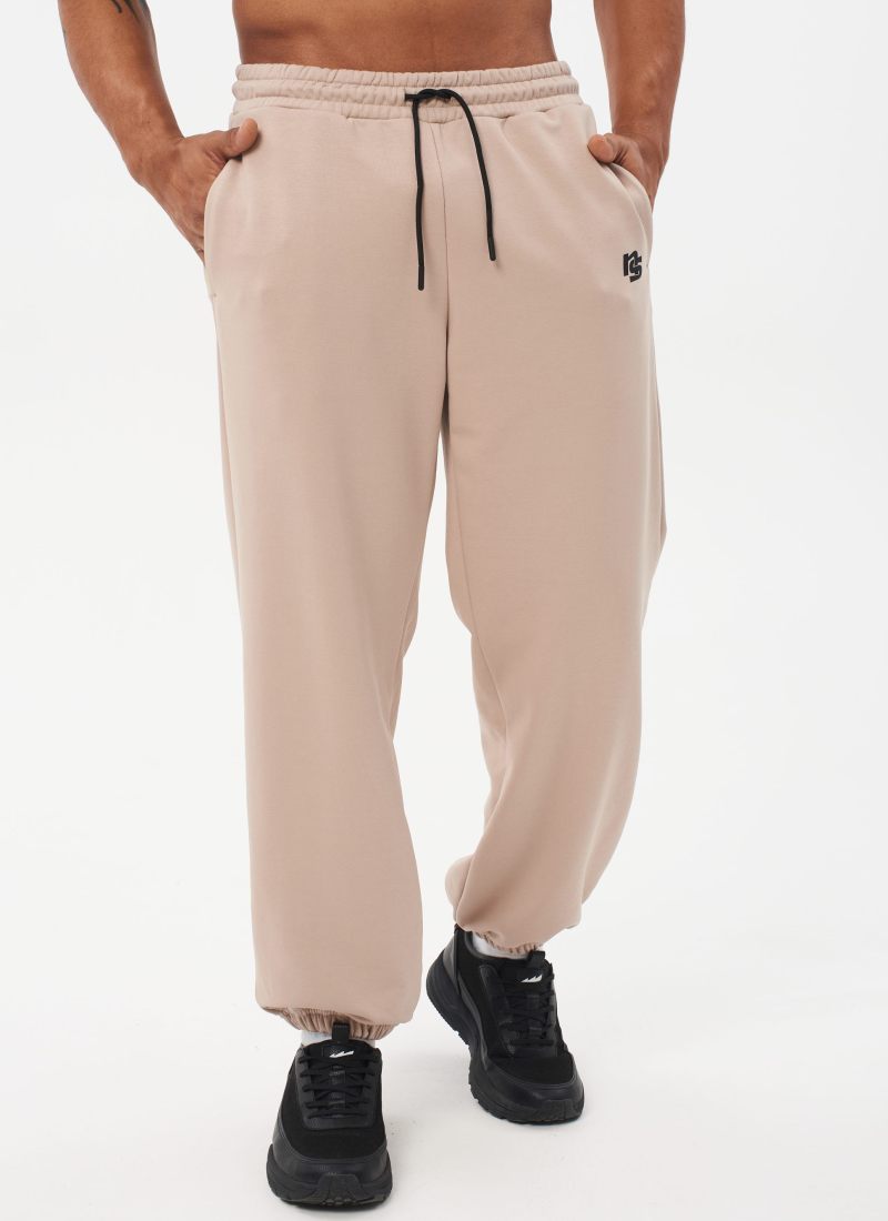 Брюки джоггеры широкие I’m the art Nikasport, M4ITA83-CAP, цвет капучино