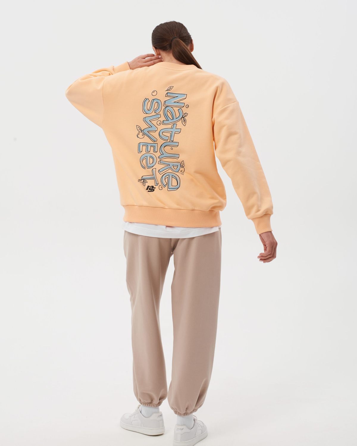 Свитшот Sweet nature Nikasport, W4SN33-PEA, цвет персик