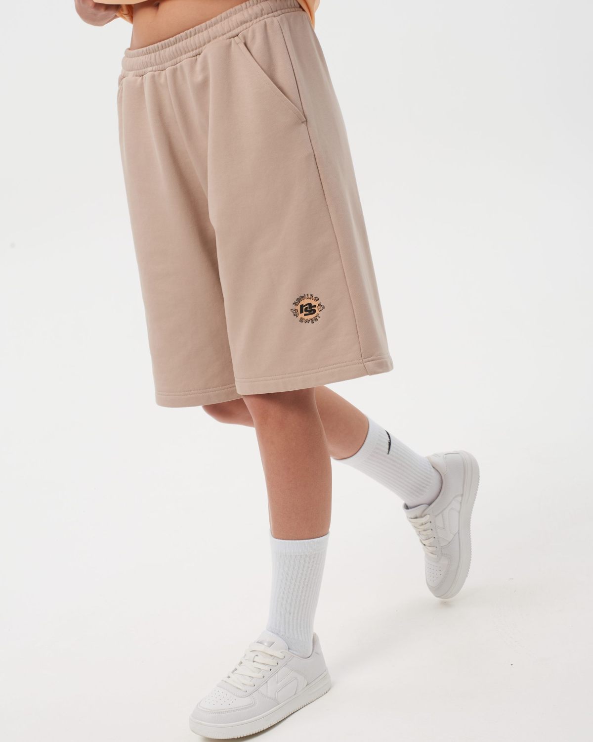 Шорты Oversize Sweet nature Nikasport, W4SN92-CAP, цвет капучино