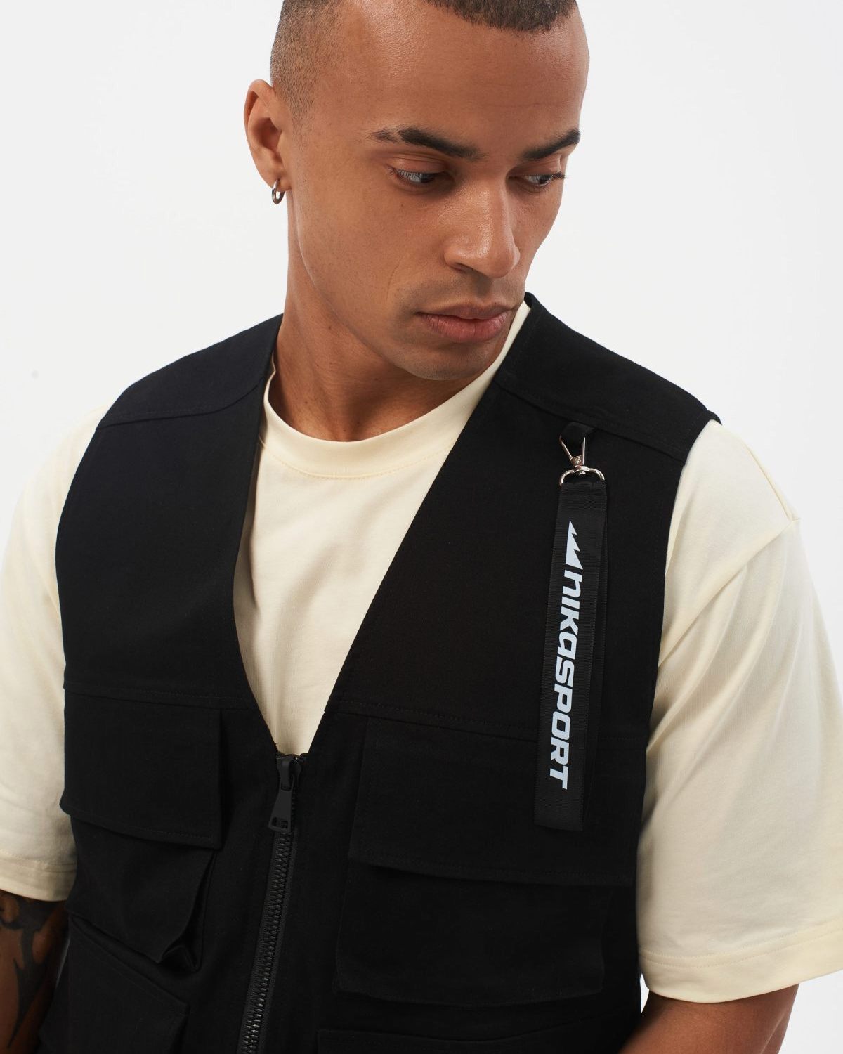 Жилет I’m the art Nikasport, M4ITA21-BLK, цвет черный