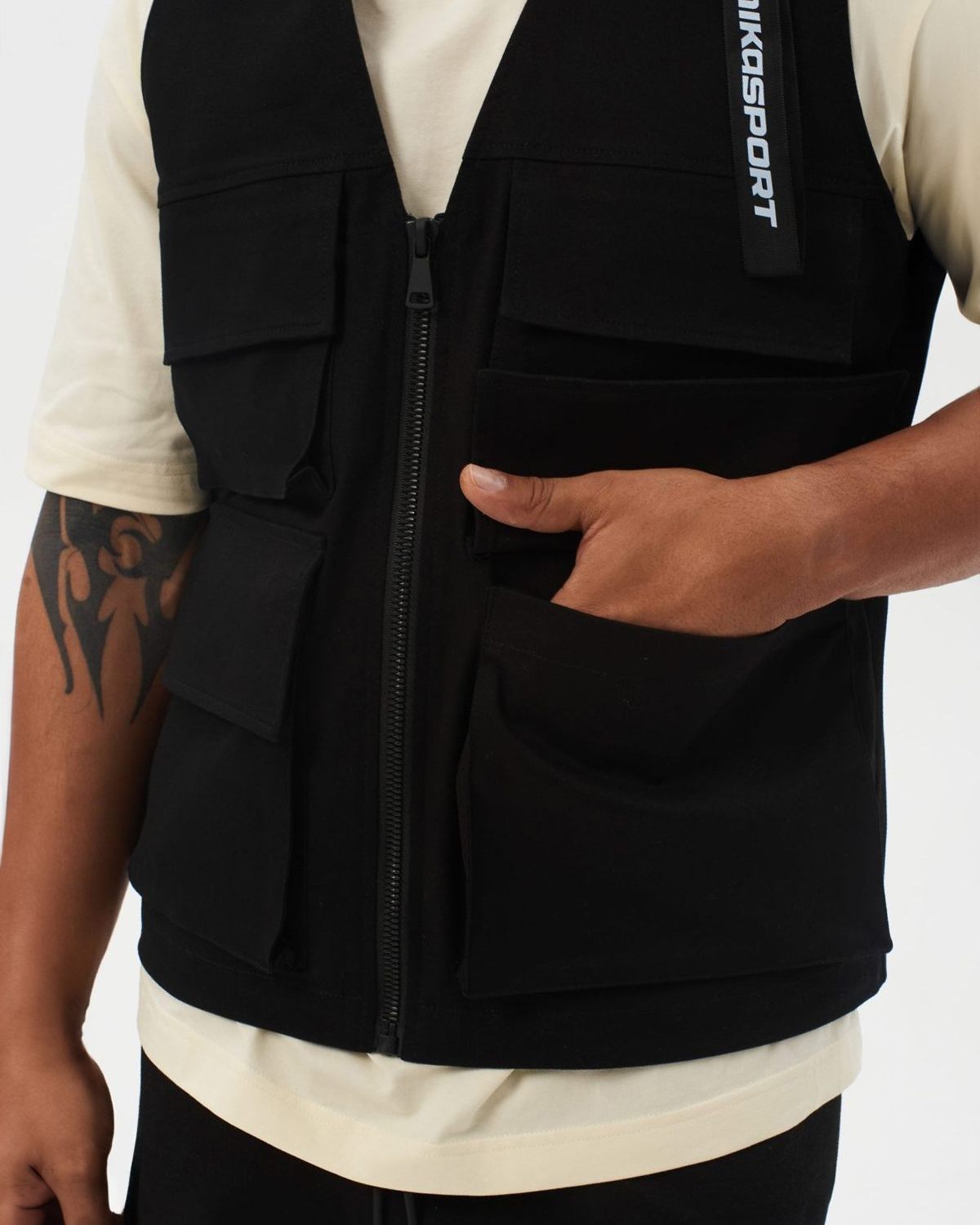 Жилет I’m the art Nikasport, M4ITA21-BLK, цвет черный