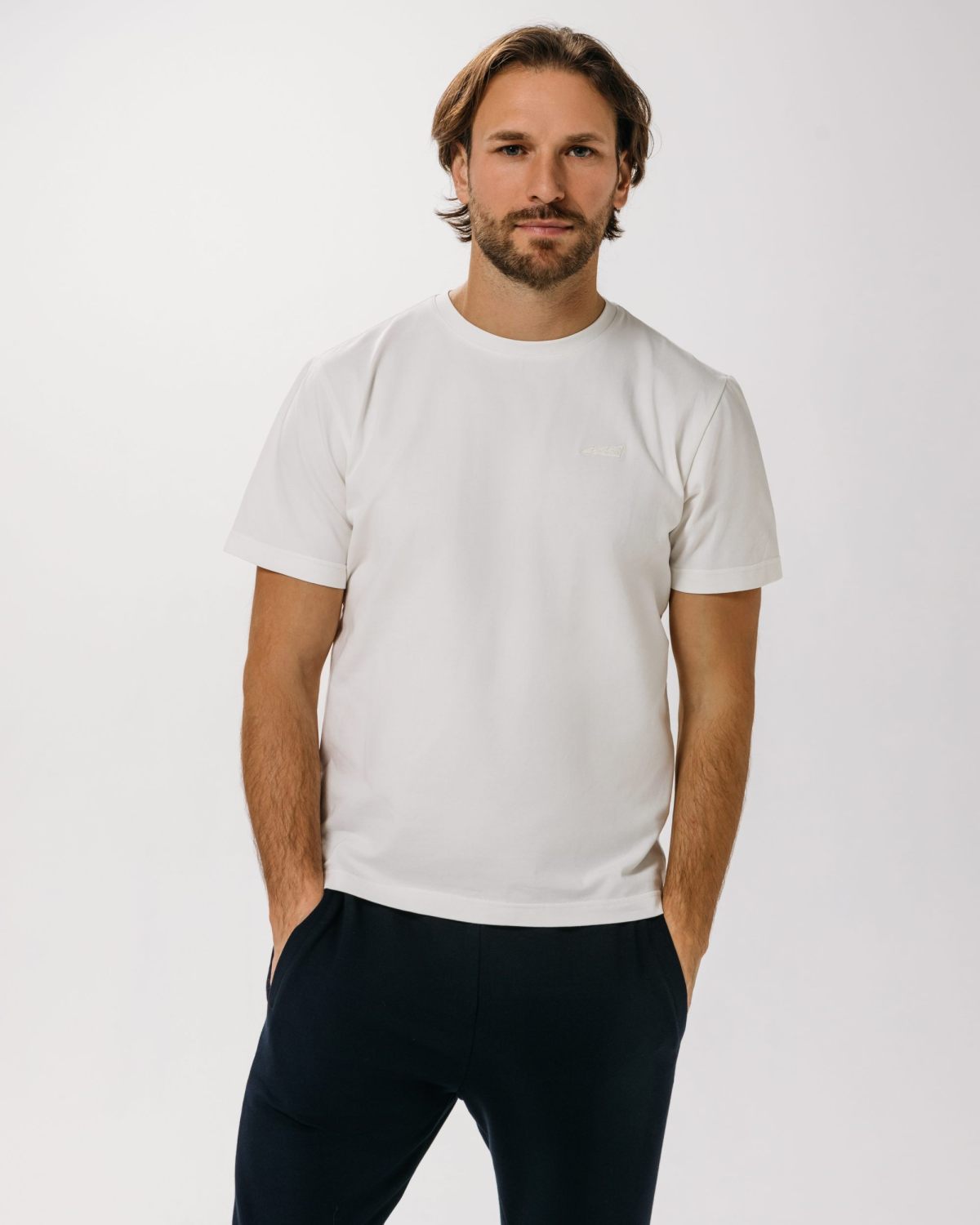 Футболка Regular Сlassic Nikasport, CL11-M11-WHT, цвет белый