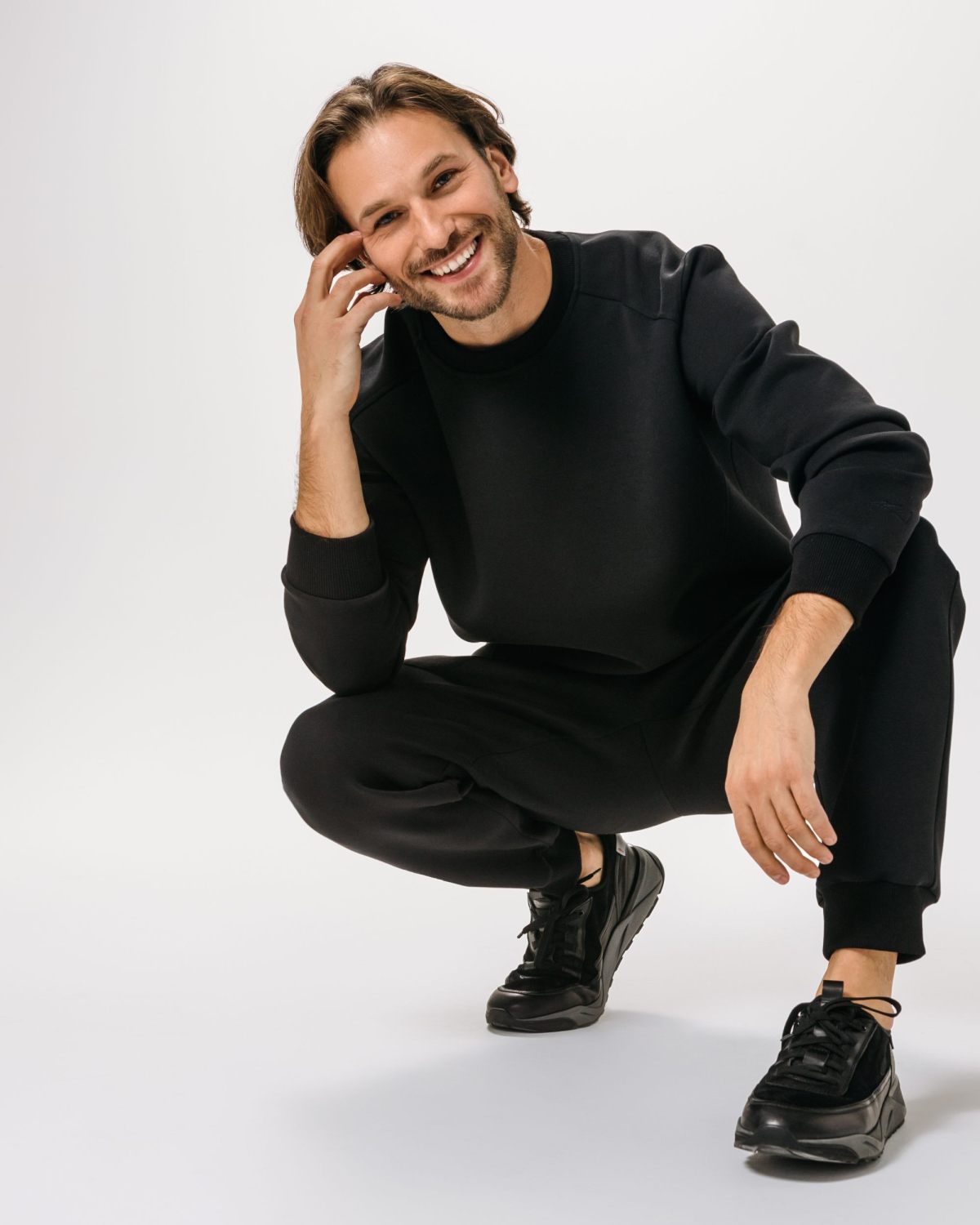 Брюки джоггеры Pure Nikasport, CL54-M12-BLK, цвет черный