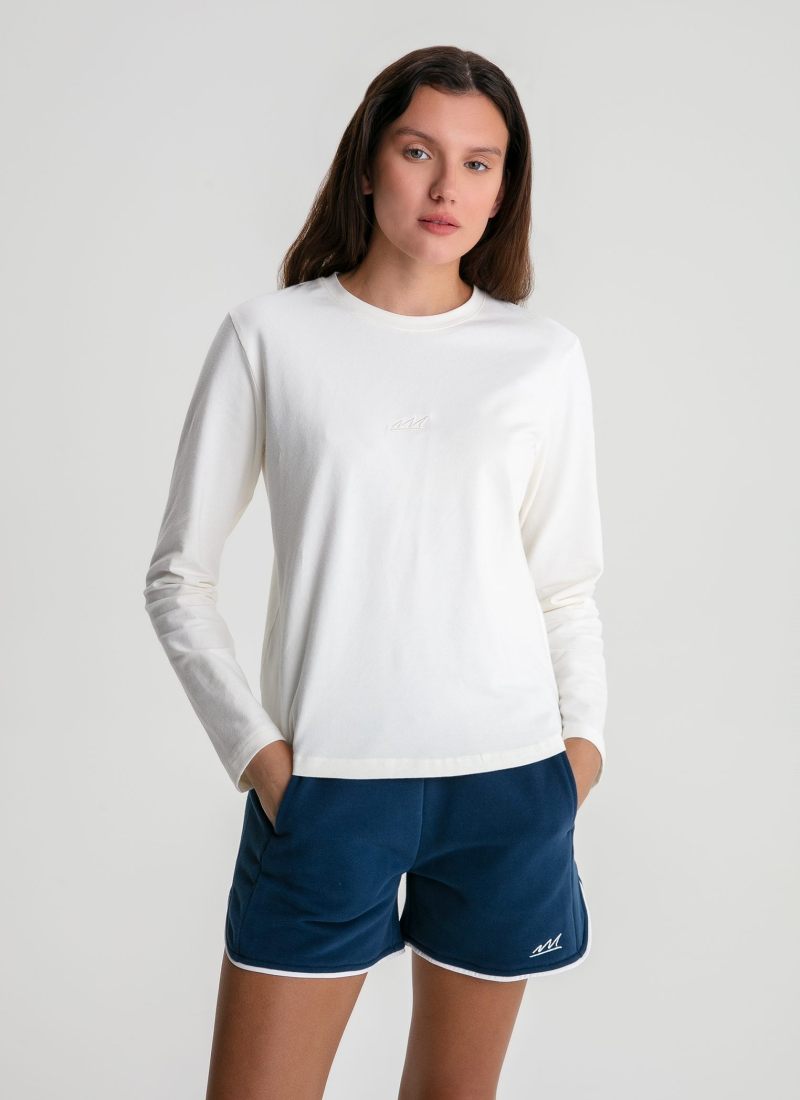 Лонгслив Regular Classic + Nikasport, W5CLP41-ECR, цвет экрю