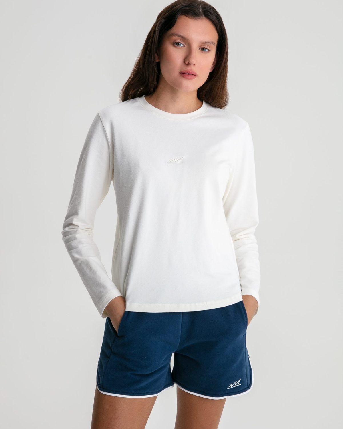 Лонгслив Regular Classic + Nikasport, W5CLP41-ECR, цвет экрю