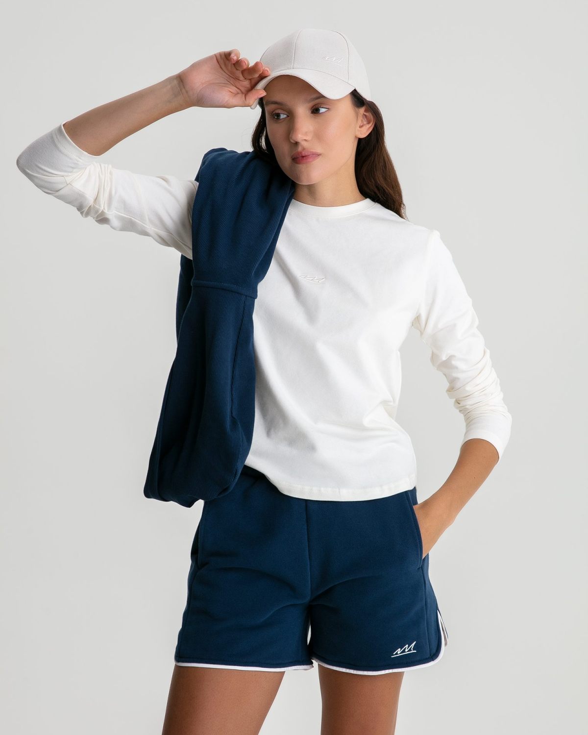 Лонгслив Regular Classic + Nikasport, W5CLP41-ECR, цвет экрю