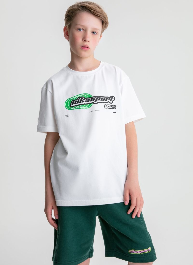 Детская футболка Oversize Legendary Drop Nikasport, U7LD43-ECR, цвет экрю