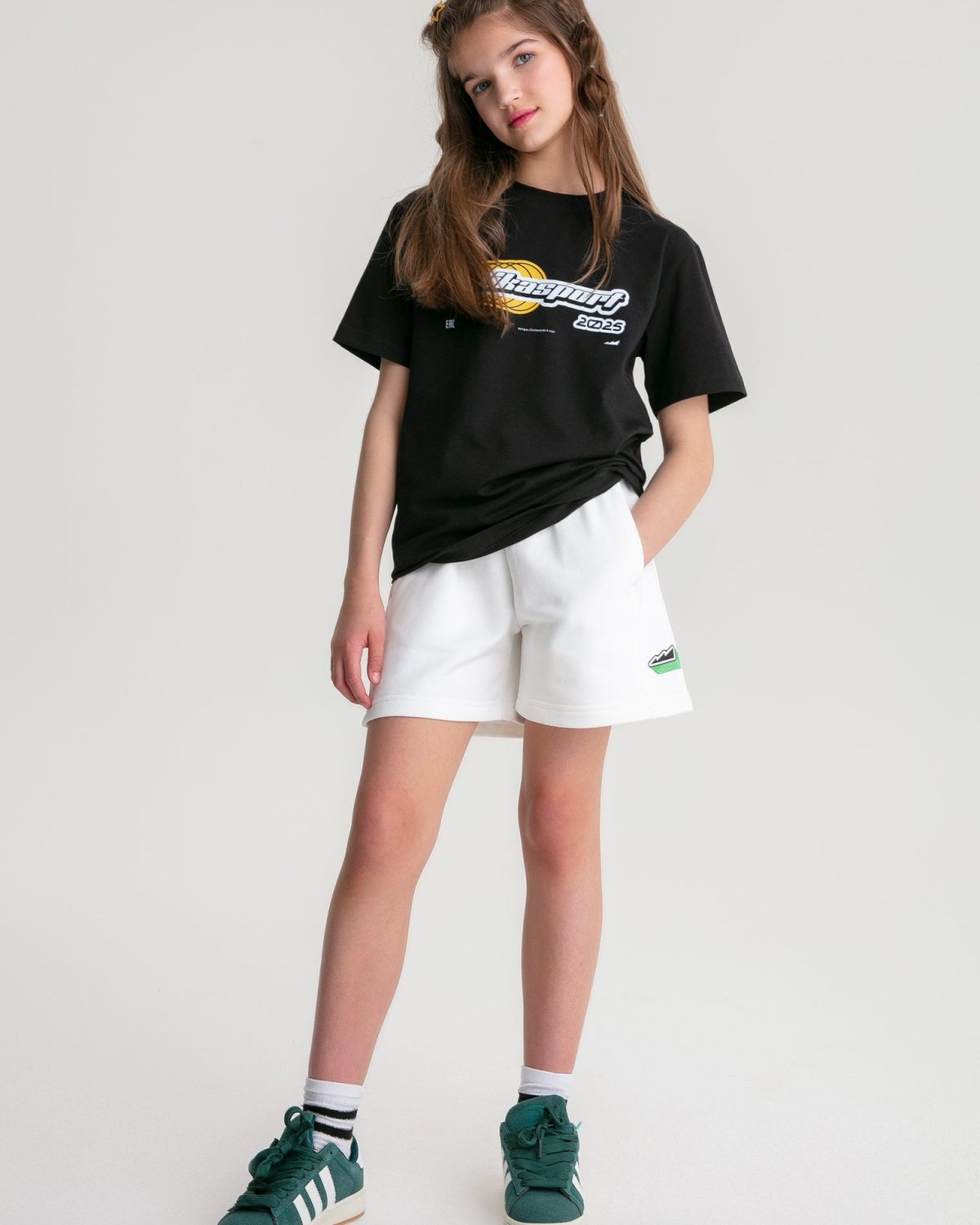 Укороченные детские шорты Legendary Drop Nikasport, G7LD95-ECR, цвет экрю