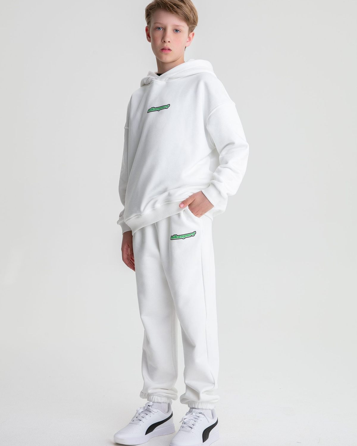 Детские брюки джоггеры Legendary Drop Nikasport, U7LD83-ECR, цвет экрю