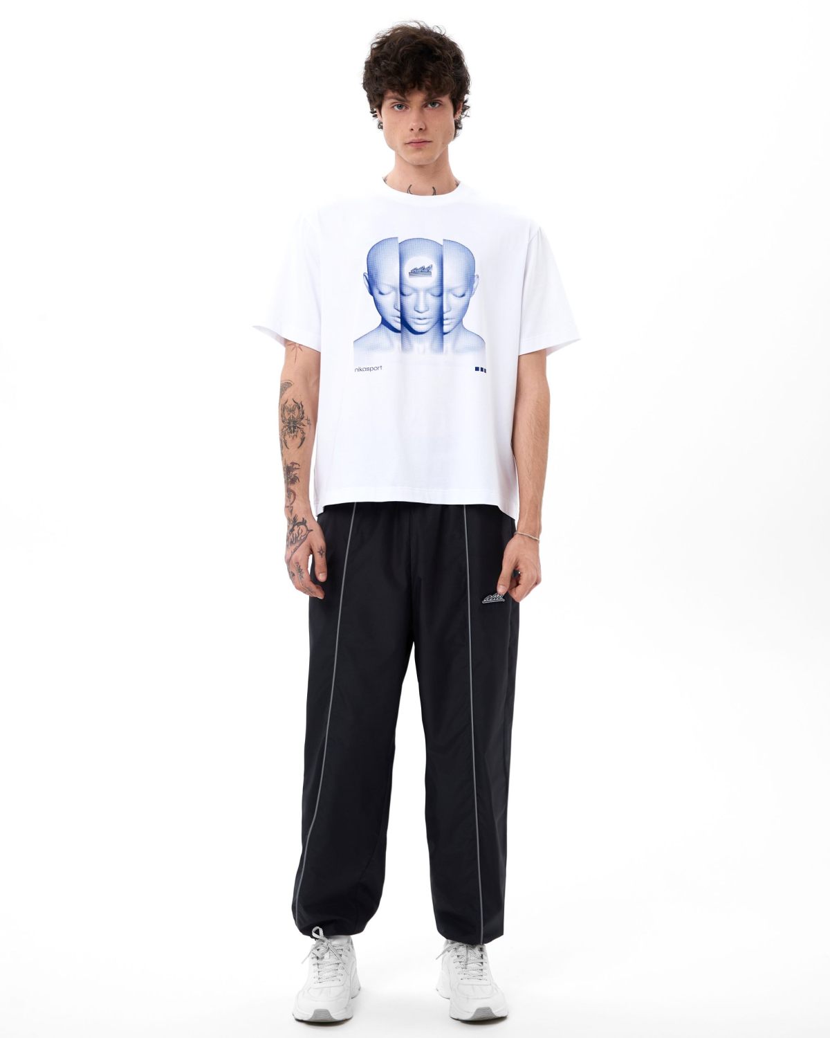 Футболка Oversize Salat Nikasport, W2ST43-WHT, цвет белый