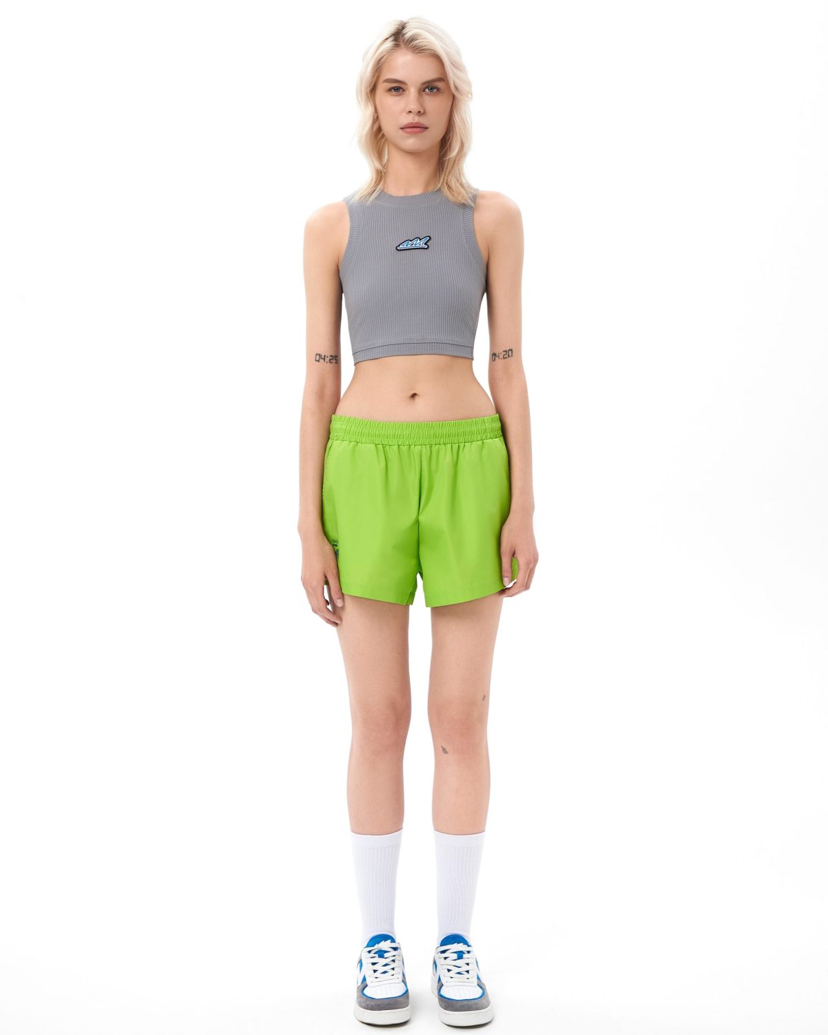 Укороченная майка Indigo Nikasport, W3IND62-GPH, цвет графит