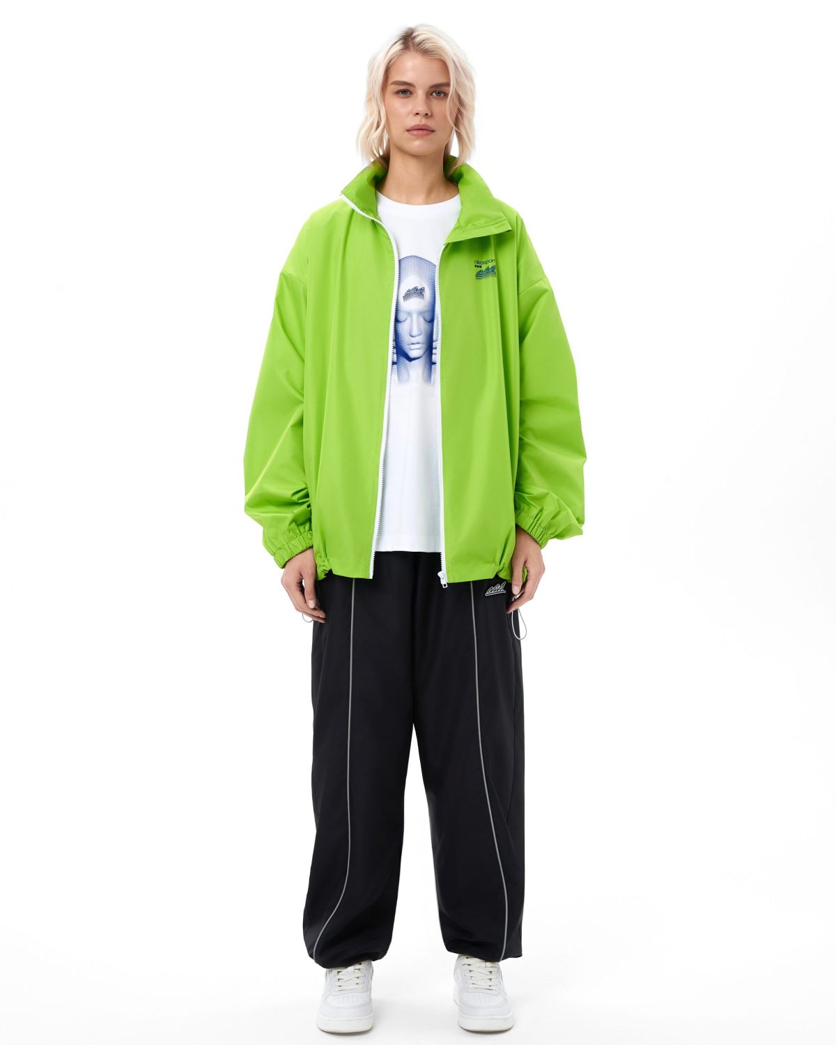 Футболка Oversize Salat Nikasport, W2ST43-WHT, цвет белый