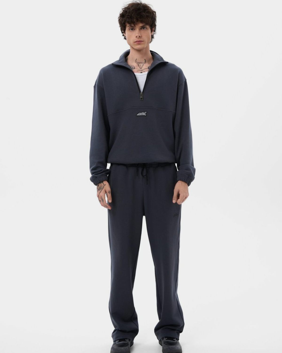 Брюки широкие Indigo Nikasport, M3IND84-GPH, цвет графит