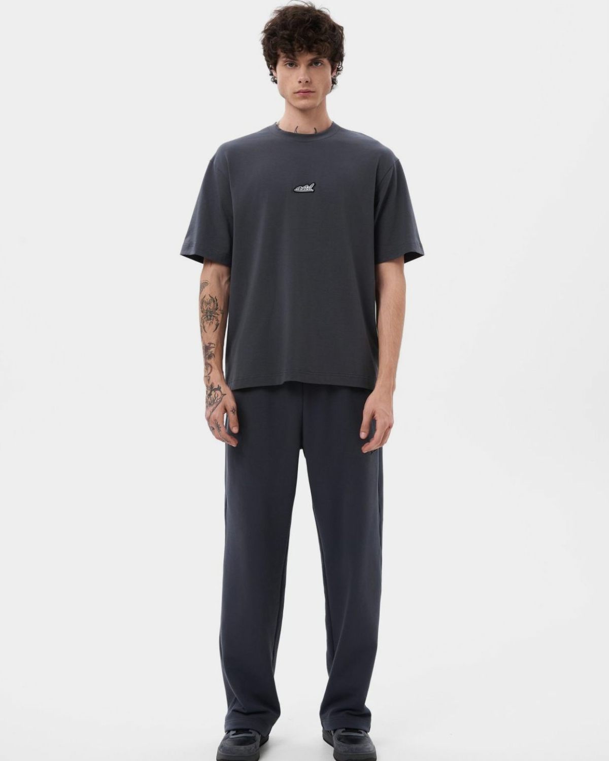 Футболка Oversize Indigo Nikasport, M3IND47-GPH, цвет графит