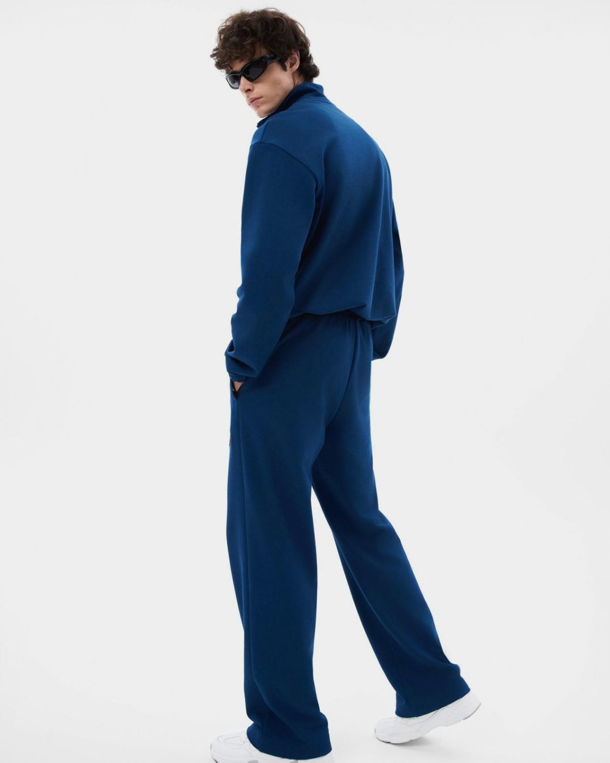 Брюки широкие Indigo Nikasport, M3IND84-DRK/BLU, цвет темно-синий