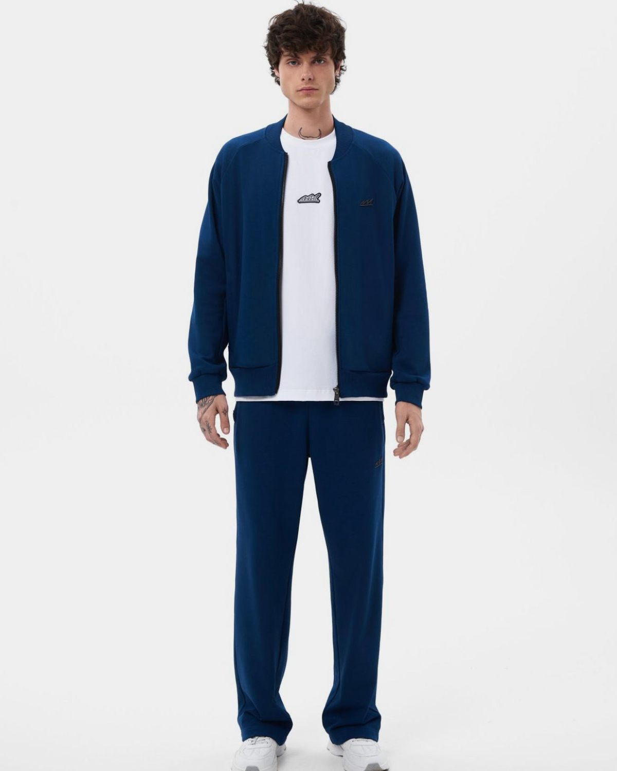 Брюки широкие Indigo Nikasport, M3IND84-DRK/BLU, цвет темно-синий