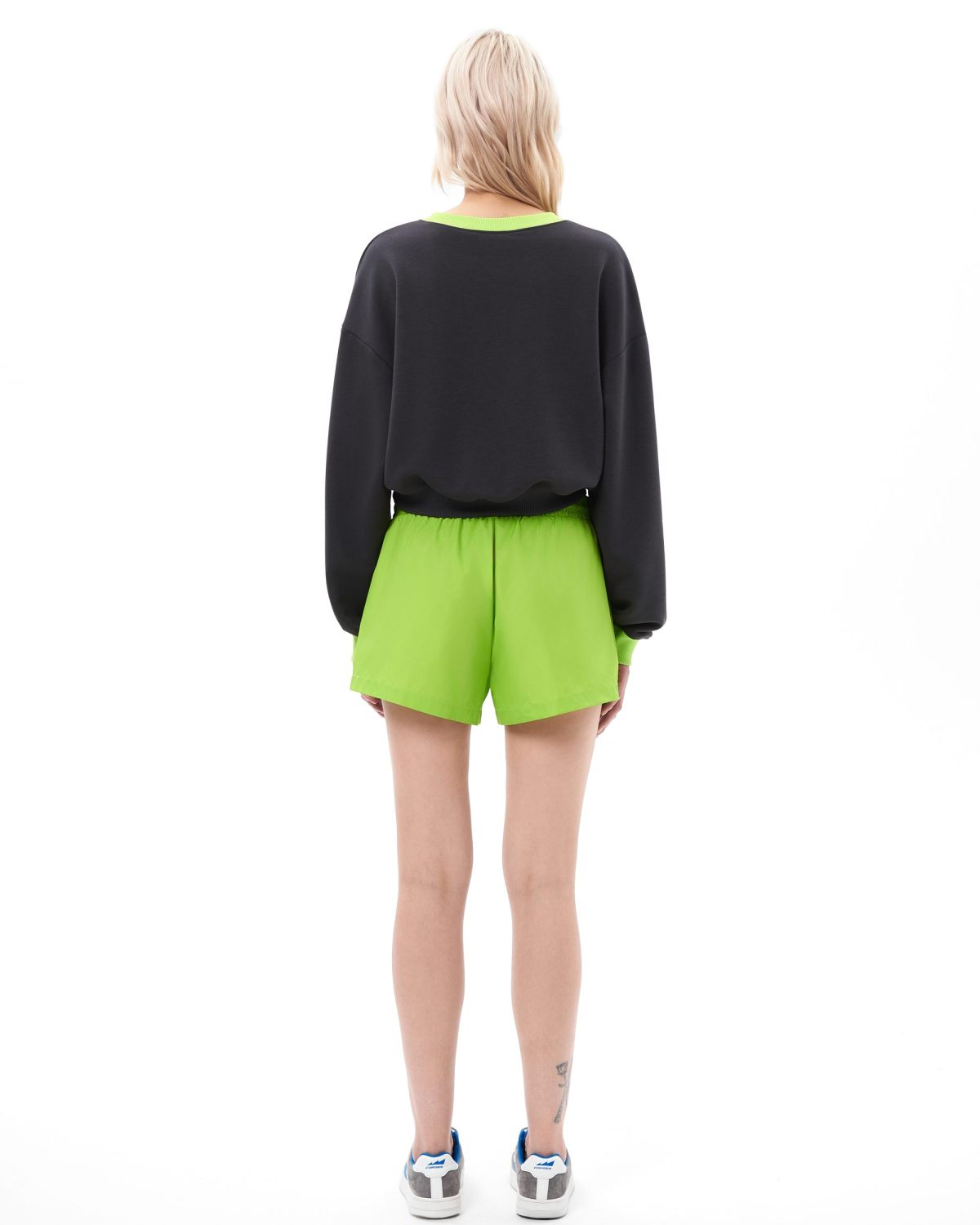 Укороченный свитшот Salat Nikasport, W2ST33-GPH, цвет графит