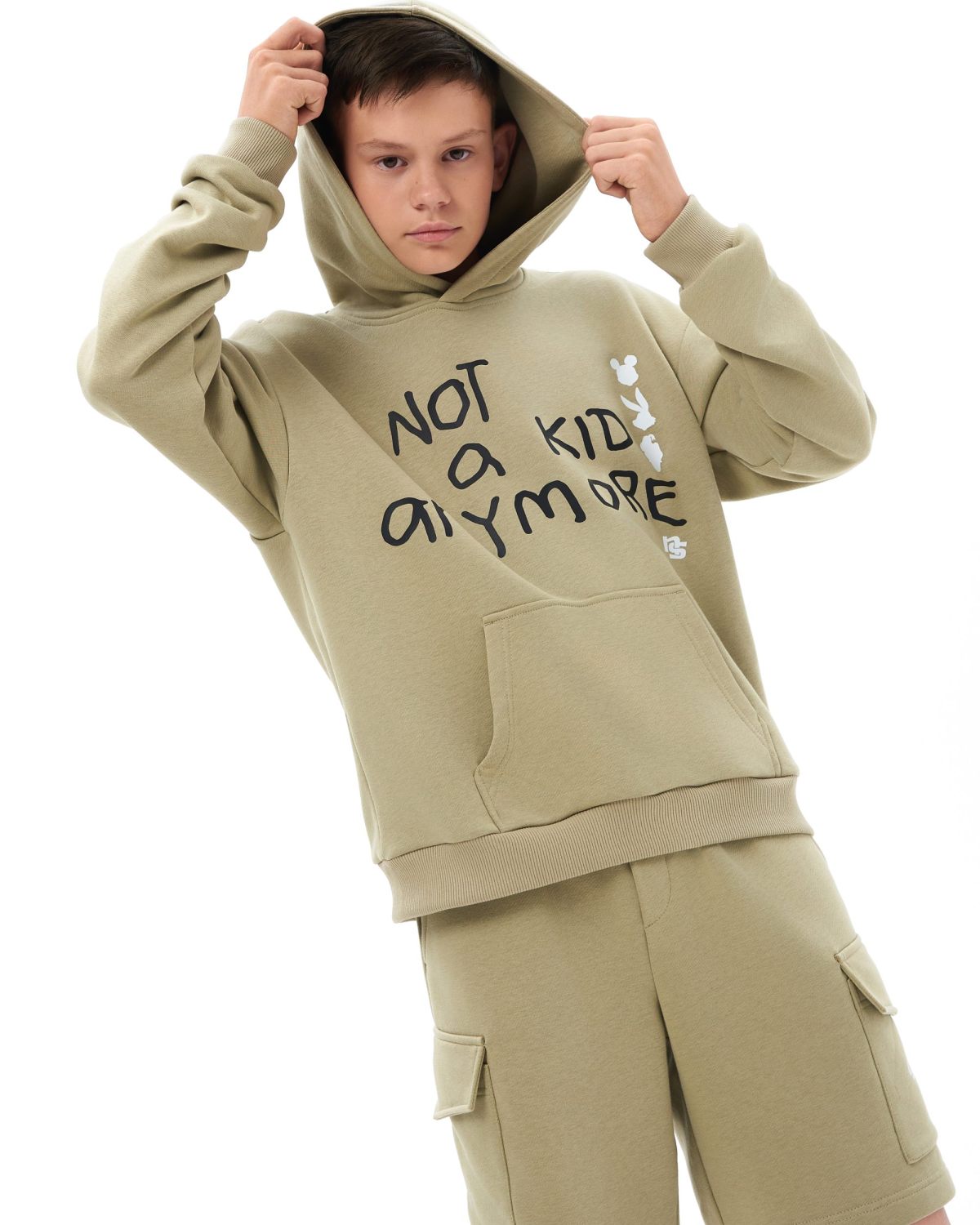 Худи Naka Nikasport, B7NK36-OLV, цвет оливковый