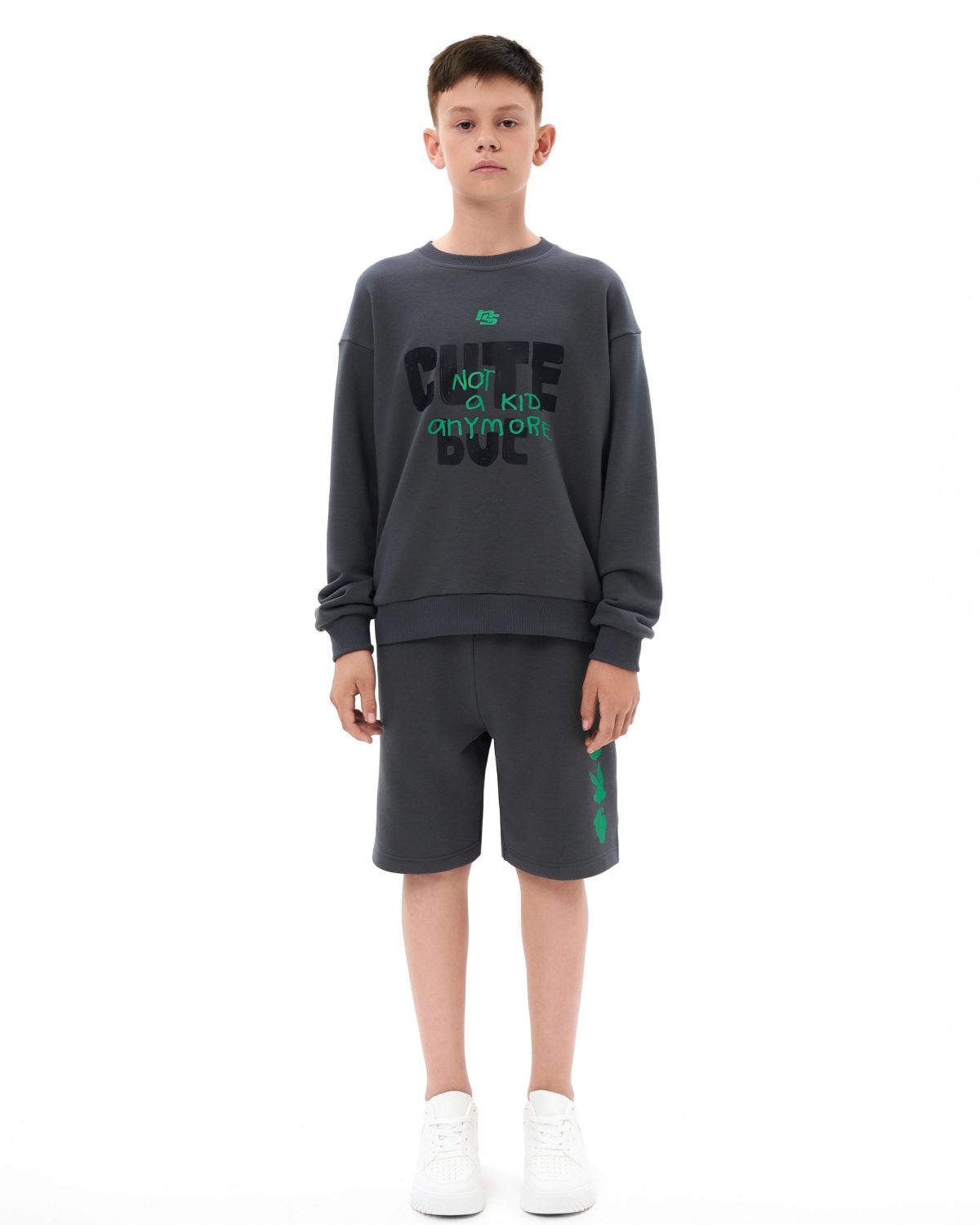 Свитшот Naka Nikasport, B7NK33-GPH, цвет графит