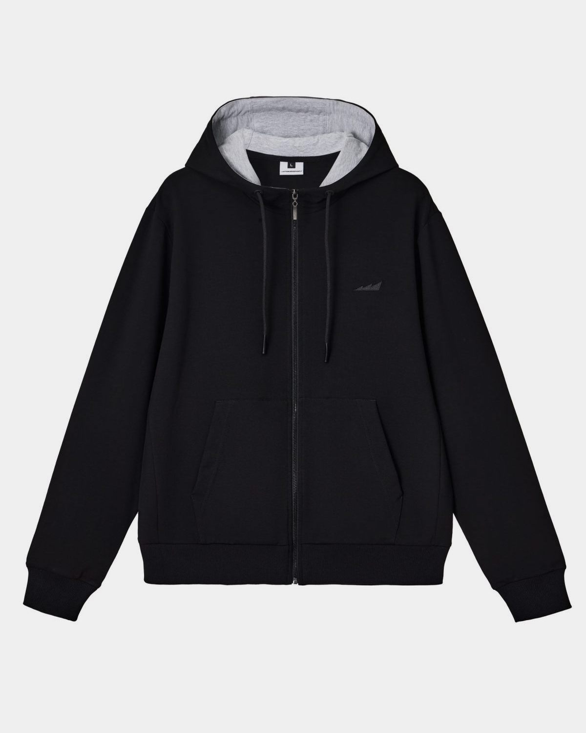 Худи на молнии SOBOI, CL25-M11-BLK, цвет черный