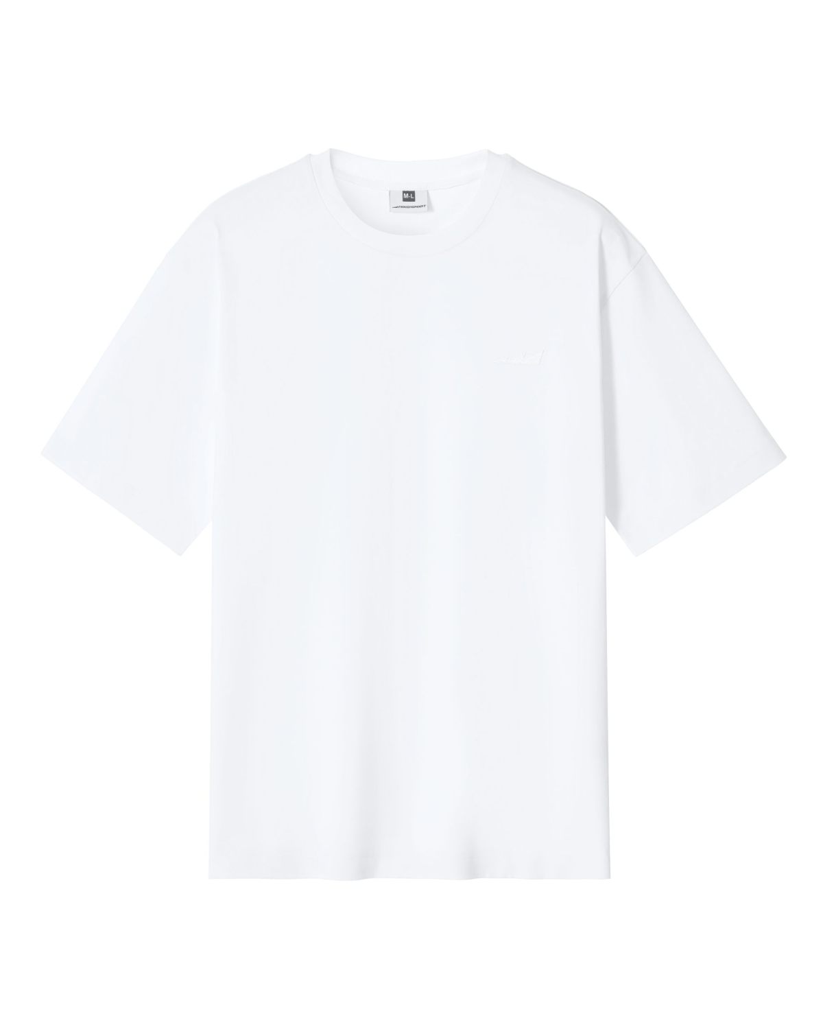 Футболка Oversize из плотного хлопка Classic Nikasport, CL12-M11-WHT_T, цвет белый