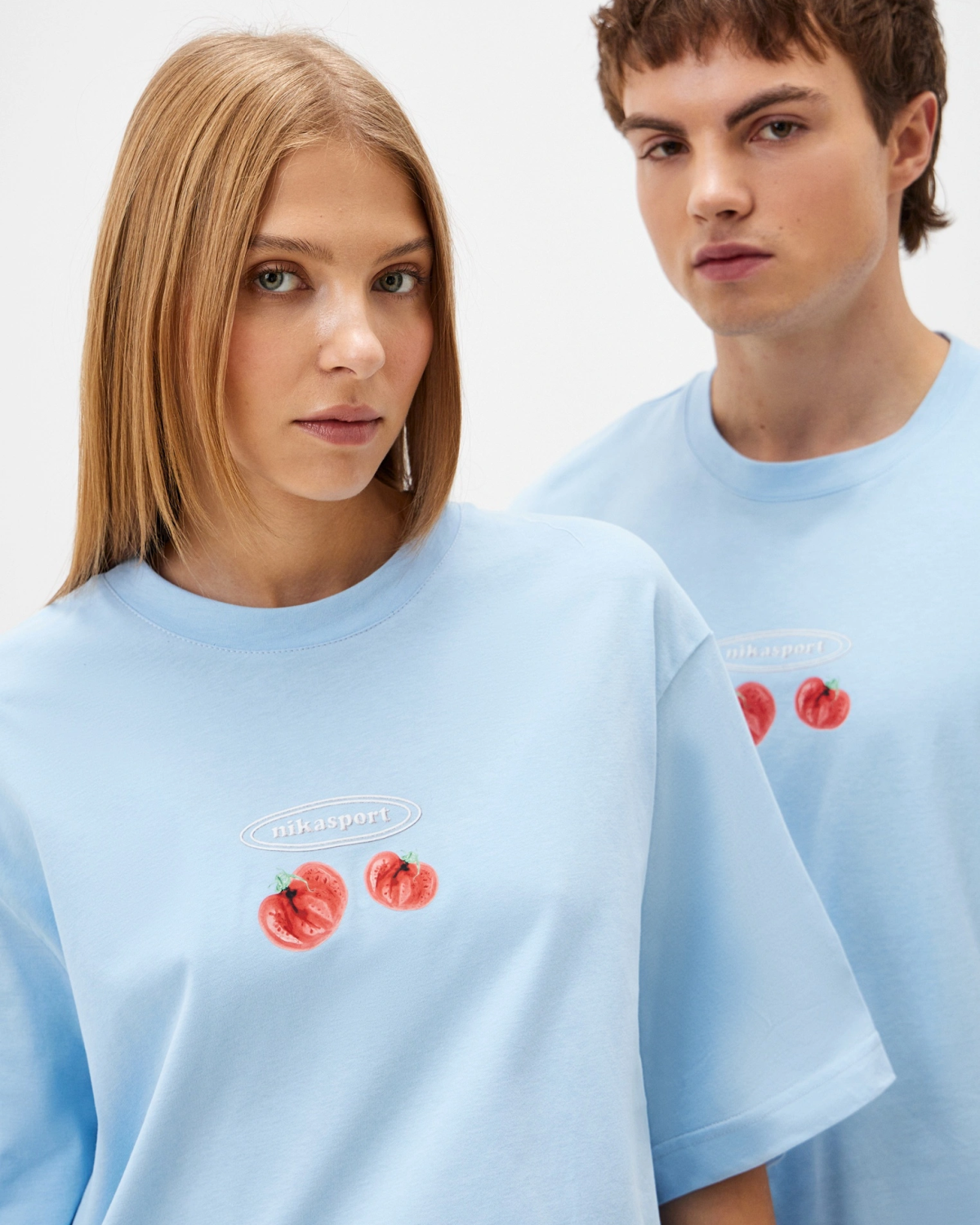 Футболка Oversize X-ray Nikasport, U2XR43-LGT/BLU, цвет голубой