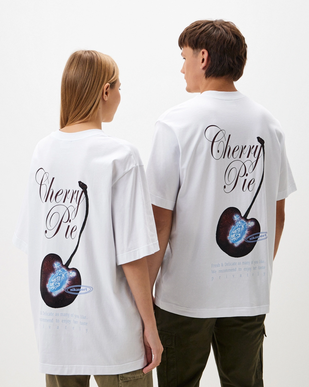 Футболка Oversize X-ray Nikasport, U2XR43-WHT, цвет белый