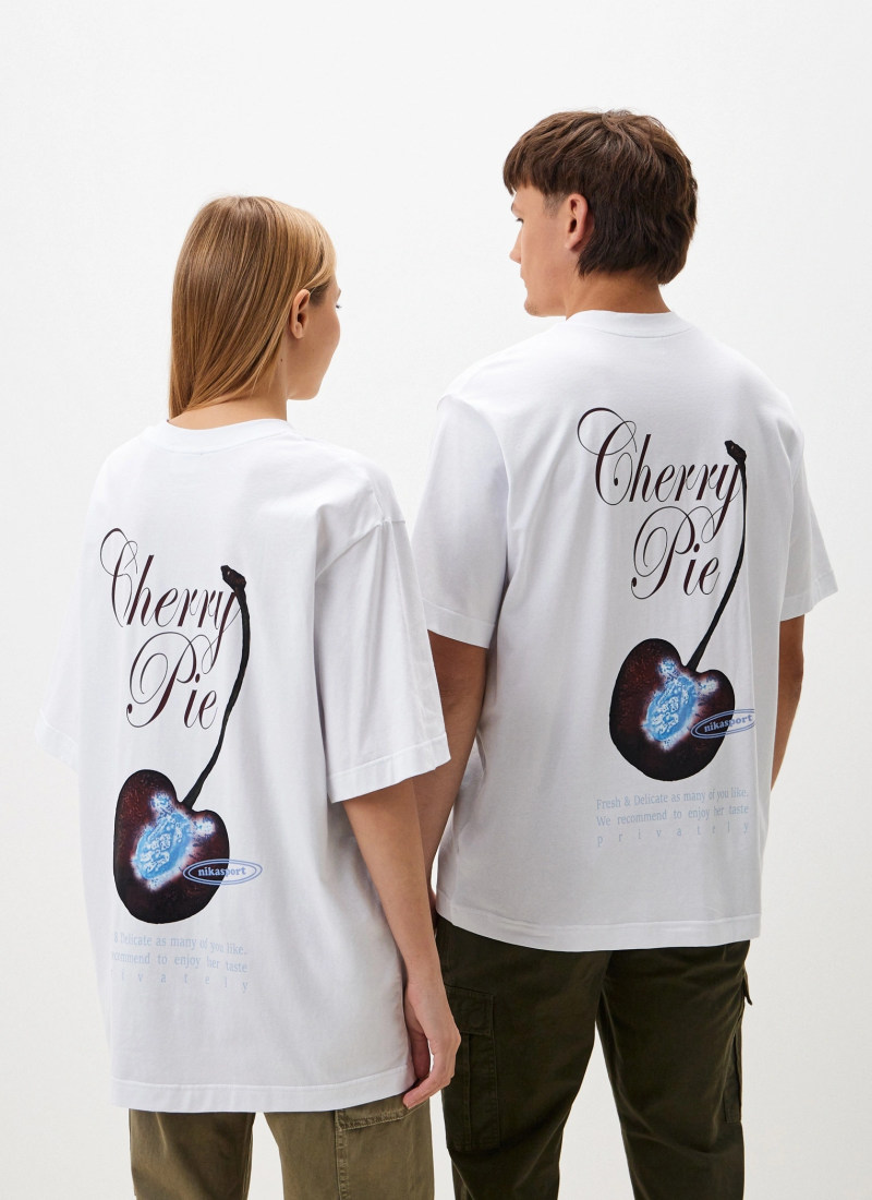 Футболка Oversize X-ray Nikasport, U2XR43-WHT, цвет белый