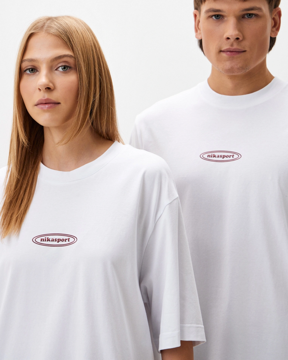 Футболка Oversize X-ray Nikasport, U2XR43-WHT, цвет белый