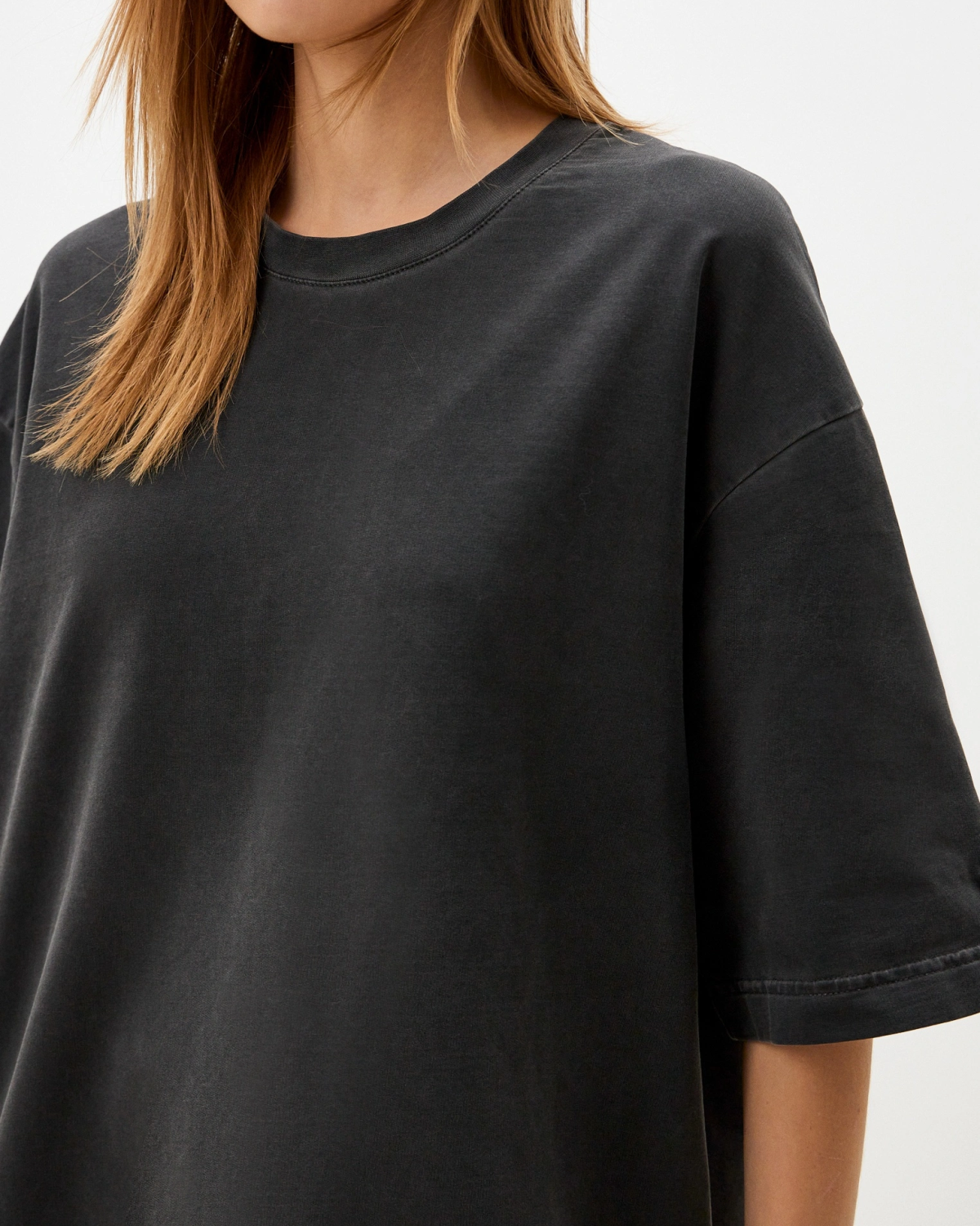 Футболка Oversize Pure Nikasport, U5CLP47-GPH, цвет графит