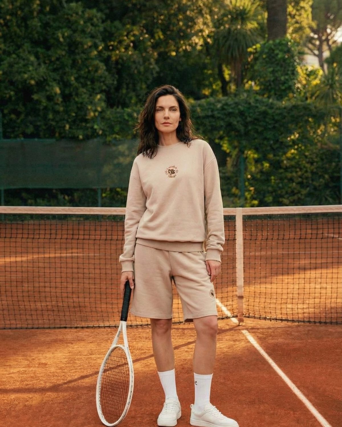 Свитшот Sweet nature SOBOI, W4SN33-CAP, цвет капучино