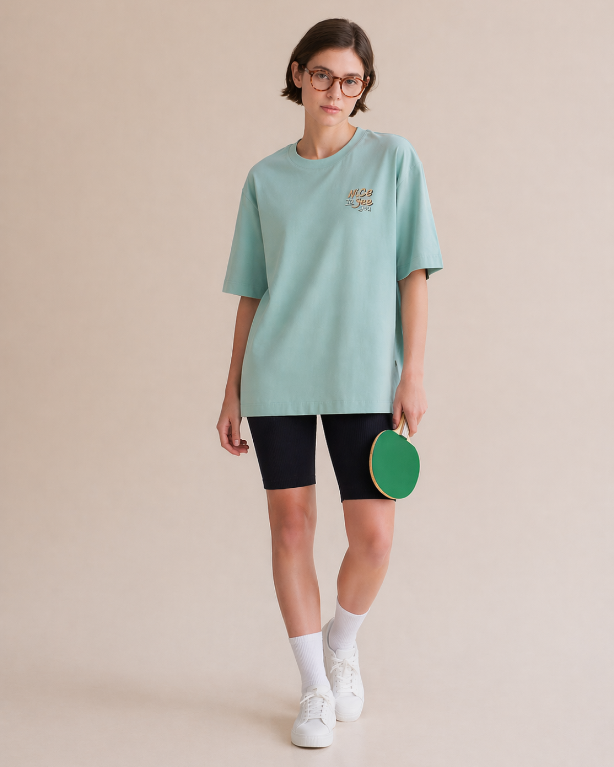 Футболка SOBOI, W4SN43-MNT, цвет мятный