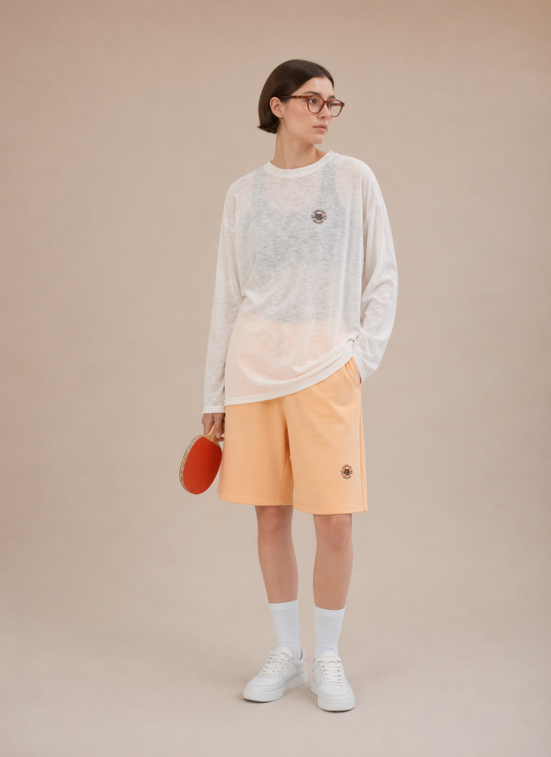 Шорты SOBOI, W4SN92-PEA, цвет персик